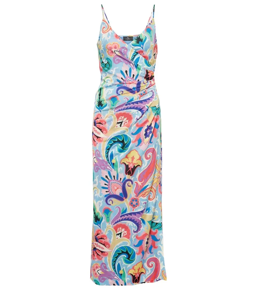 Etro Printed midi dress