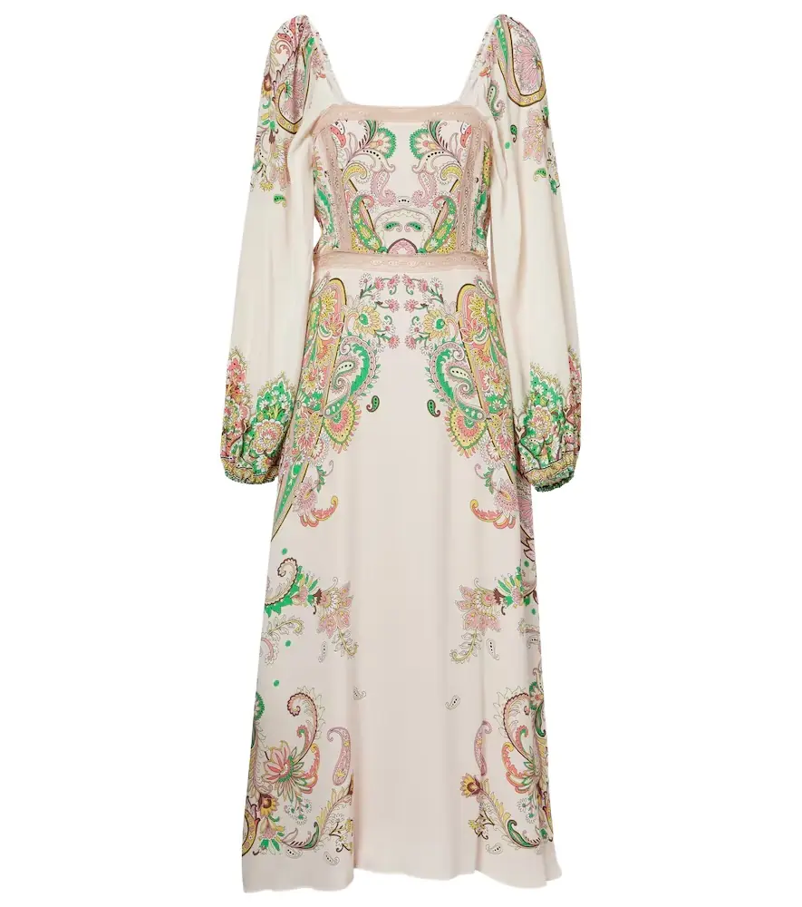 Etro Printed midi dress