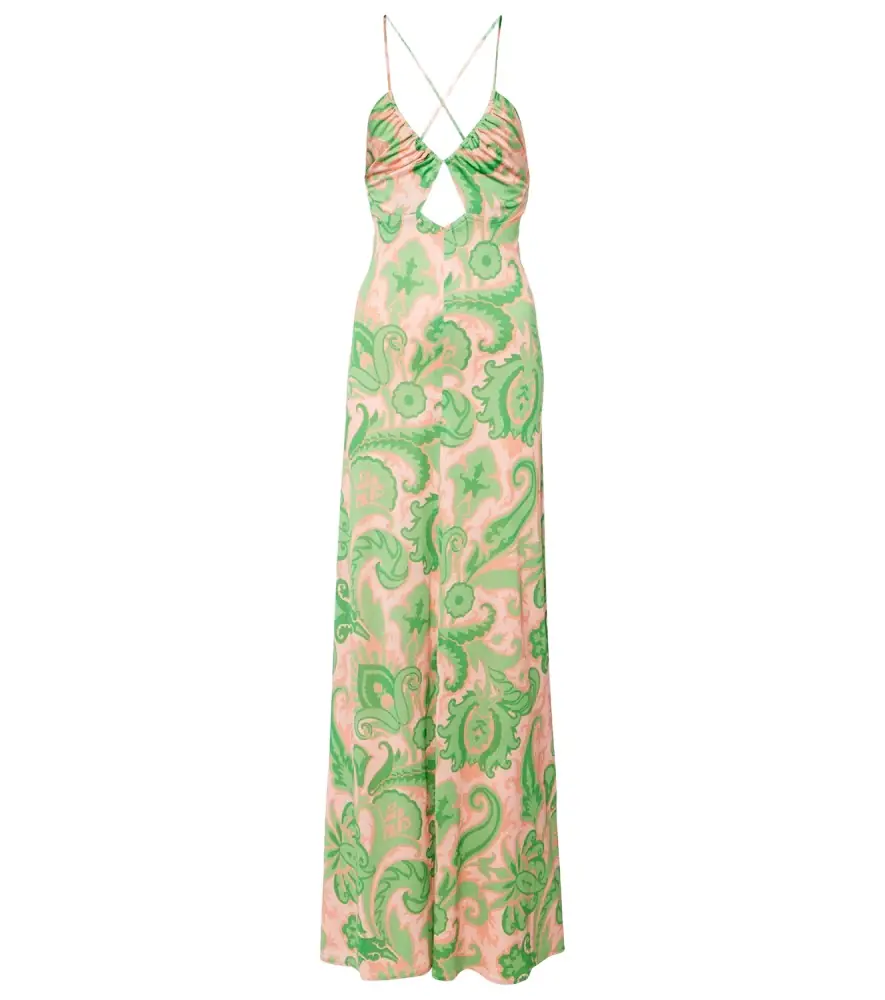 Etro Halterneck maxi dress