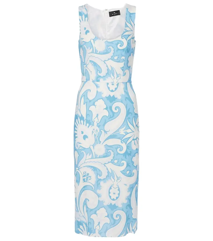 Etro Printed midi dress