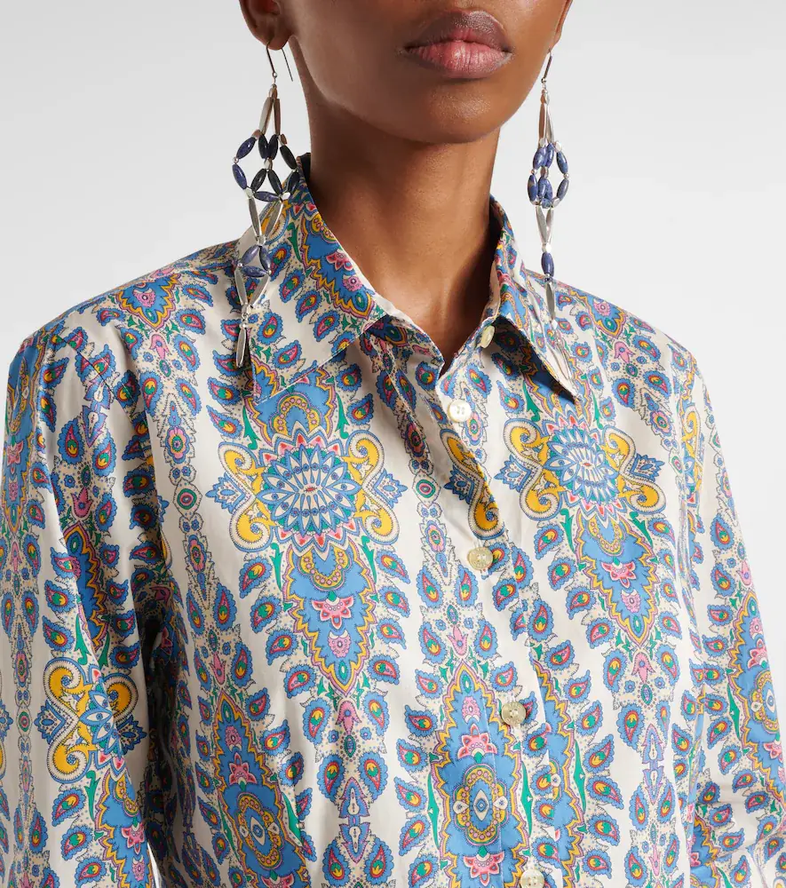 Etro Printed cotton-blend shirt | Thumbnail 3 Etro Printed cotton-blend shirt | Thumbnail 3