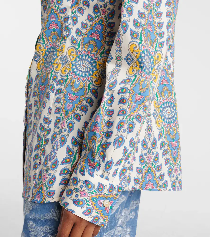 Etro Printed cotton-blend shirt | Thumbnail 5 Etro Printed cotton-blend shirt | Thumbnail 5