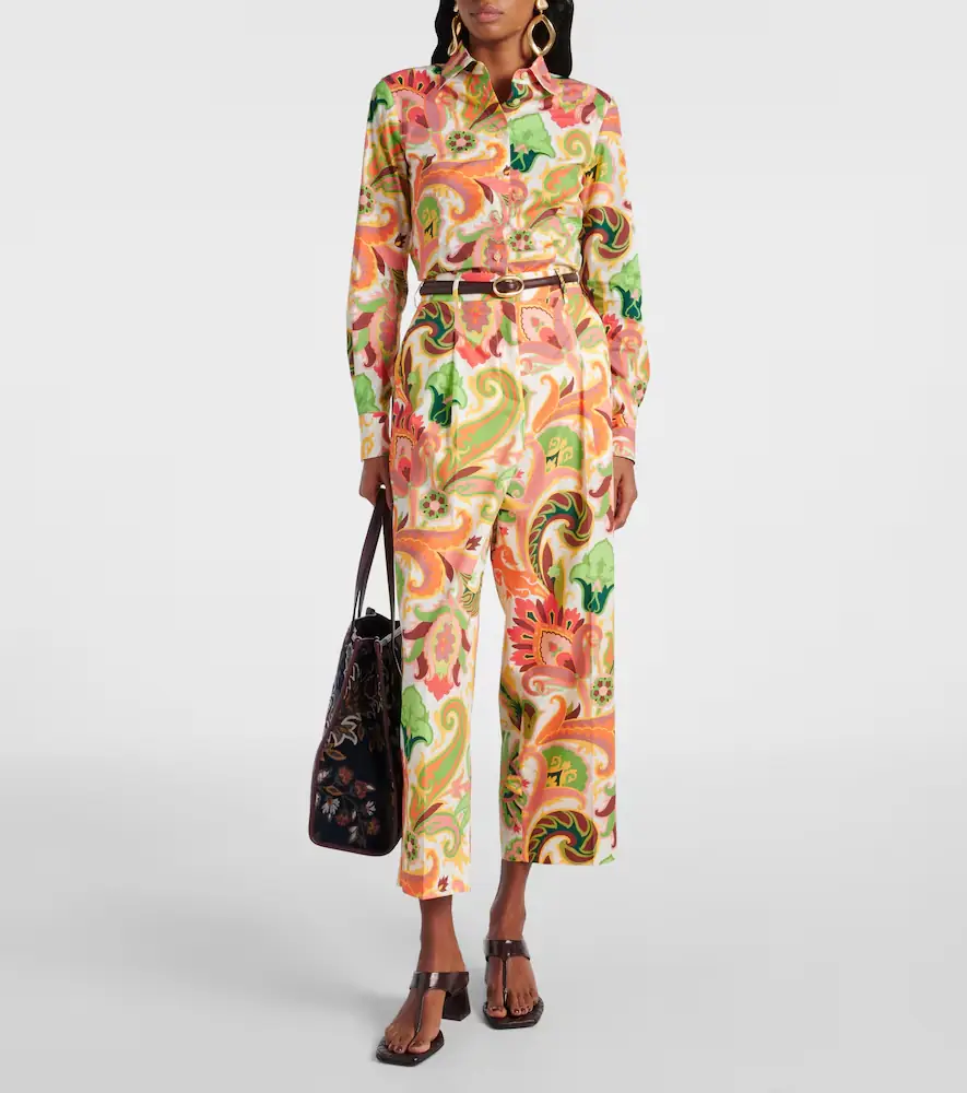 Etro Paisley cotton-blend poplin shirt | Thumbnail 2 Etro Paisley cotton-blend poplin shirt | Thumbnail 2
