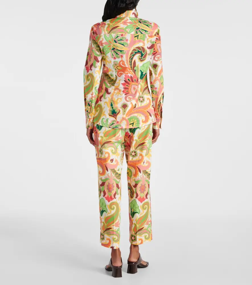 Etro Paisley cotton-blend poplin shirt | Thumbnail 4 Etro Paisley cotton-blend poplin shirt | Thumbnail 4