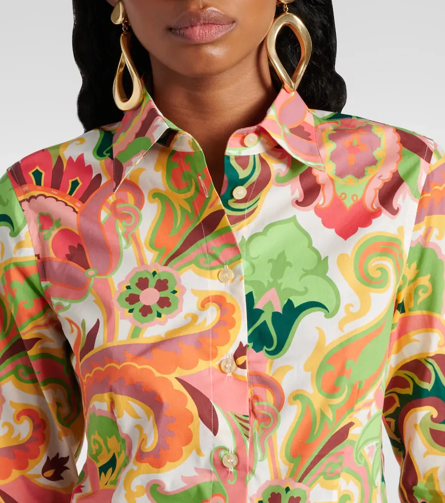 Etro Paisley cotton-blend poplin shirt | Thumbnail 5 Etro Paisley cotton-blend poplin shirt | Thumbnail 5