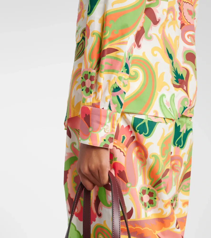 Etro Paisley cotton-blend poplin shirt | Thumbnail 6 Etro Paisley cotton-blend poplin shirt | Thumbnail 6