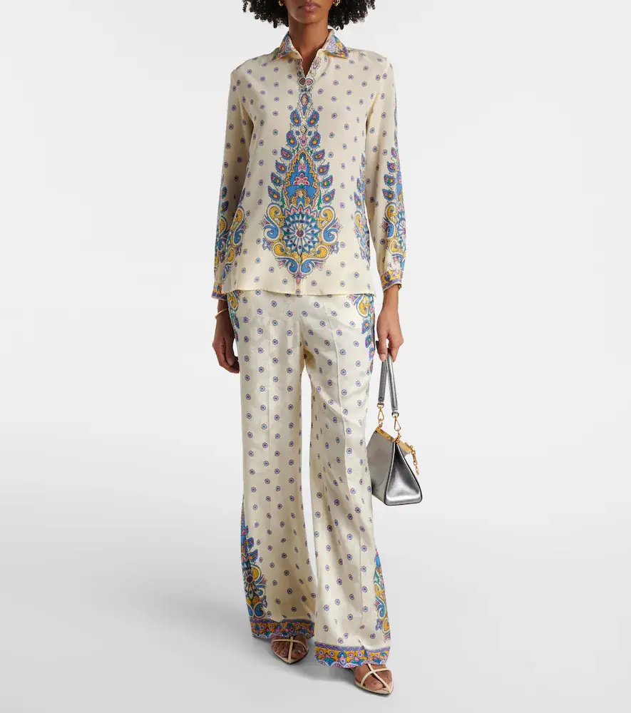Etro Printed silk shirt | Thumbnail 4