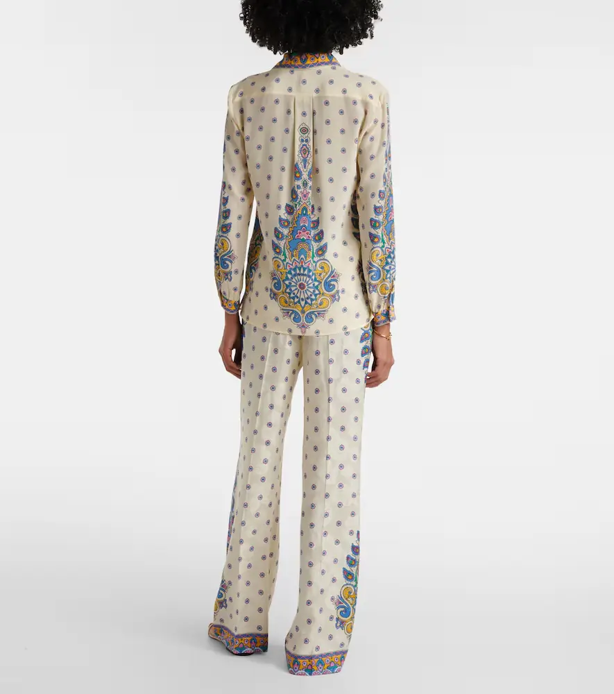 Etro Printed silk shirt | Thumbnail 5