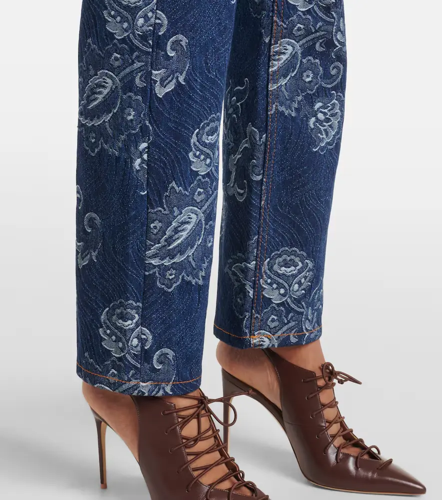Etro Floral jacquard slim jeans | Thumbnail 2