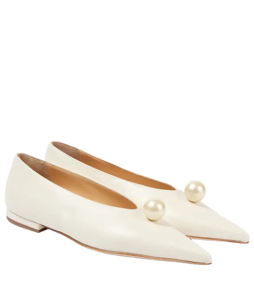 Magda Butrym Leather ballet flats