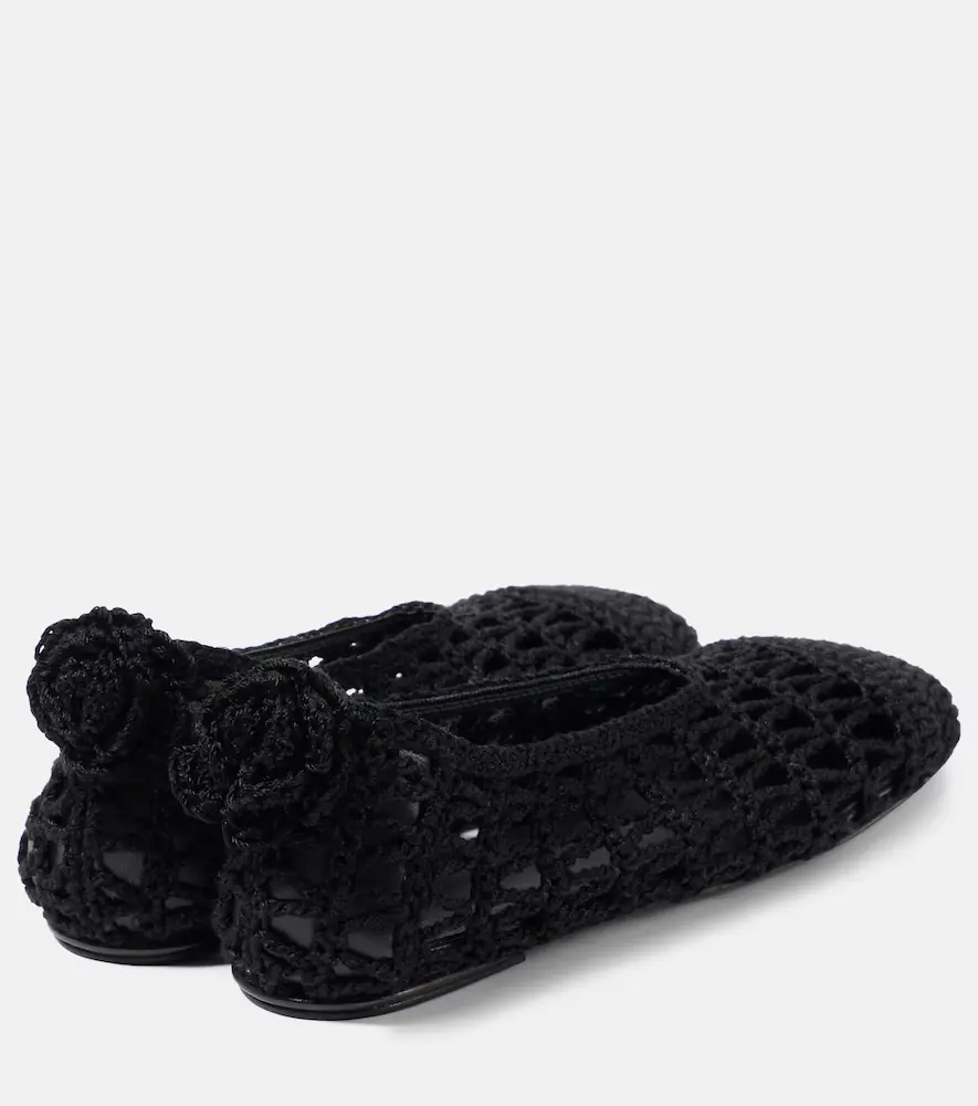 Magda Butrym Crochet ballet flats | Thumbnail 2