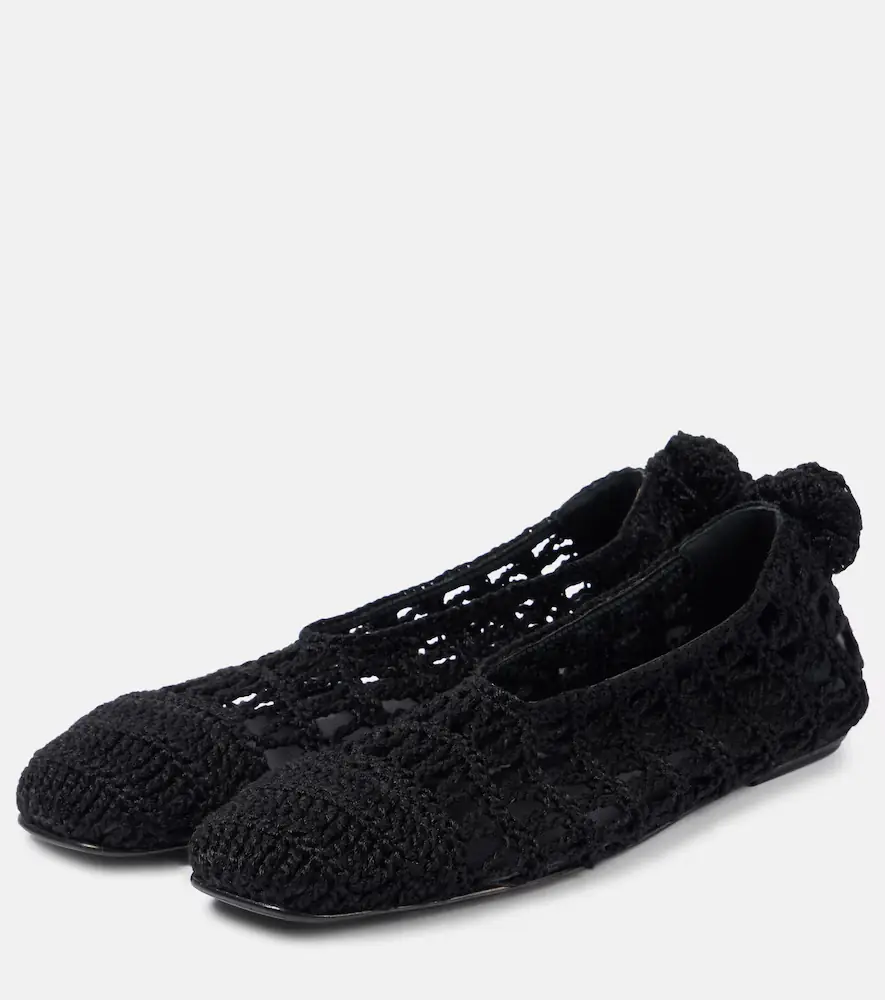 Magda Butrym Crochet ballet flats | Thumbnail 3