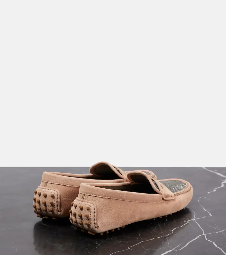 Brunello Cucinelli Monili suede driving shoes | Thumbnail 5
