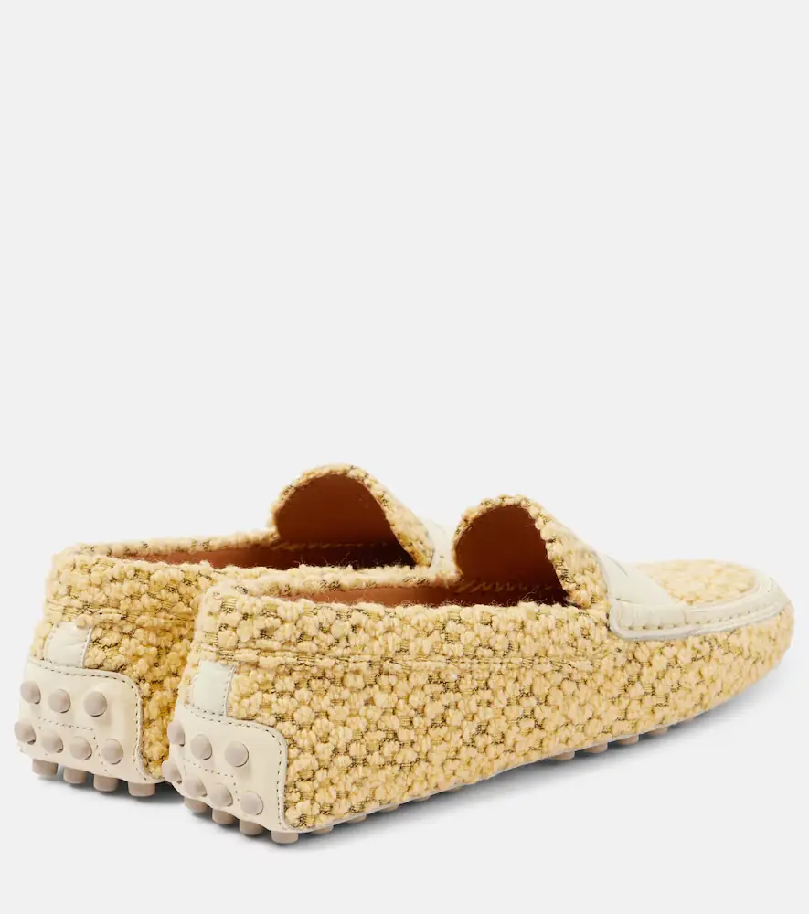 Tod's Gommino bouclé driving shoes | Thumbnail 2 Tod's Gommino bouclé driving shoes | Thumbnail 2