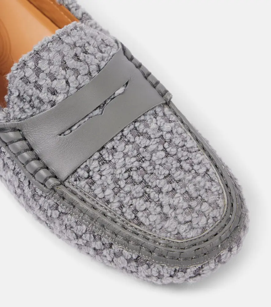 Tod's Gommino bouclé driving shoes | Thumbnail 2 Tod's Gommino bouclé driving shoes | Thumbnail 2