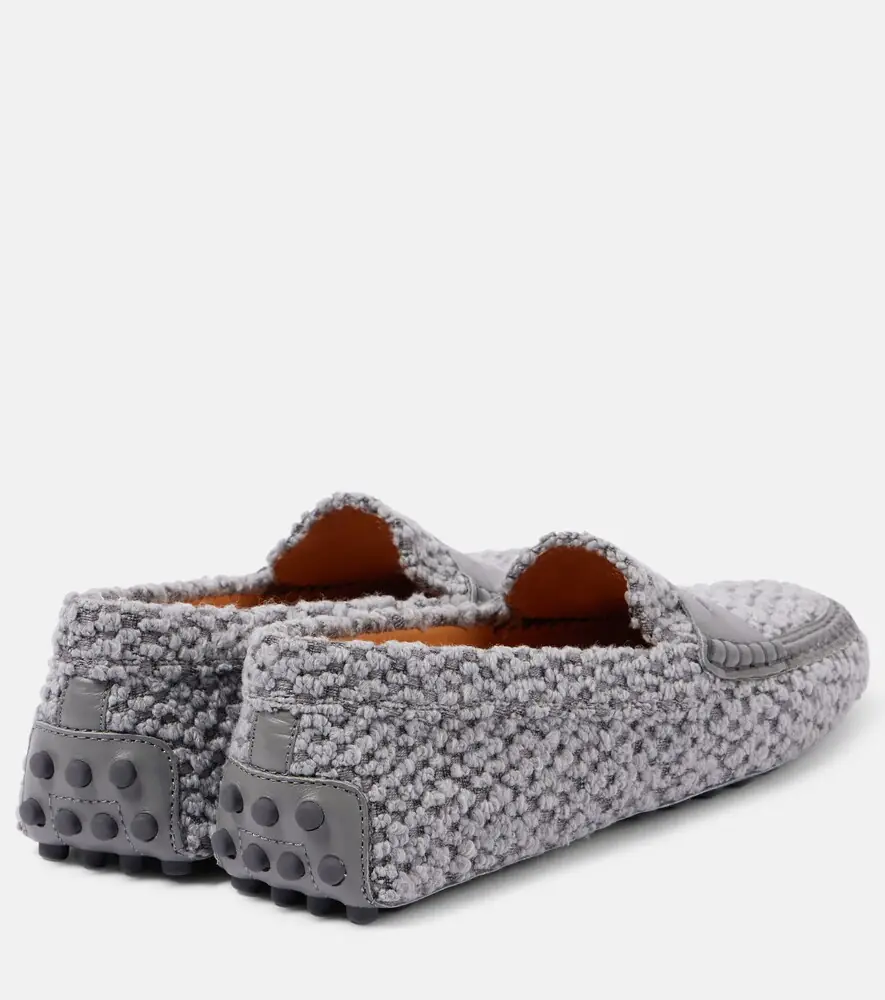 Tod's Gommino bouclé driving shoes | Thumbnail 4 Tod's Gommino bouclé driving shoes | Thumbnail 4