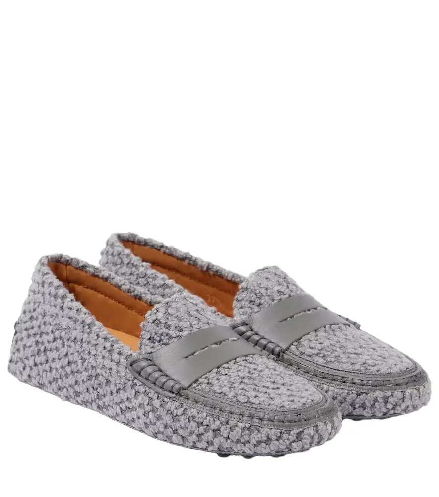 Tod's Gommino bouclé driving shoes