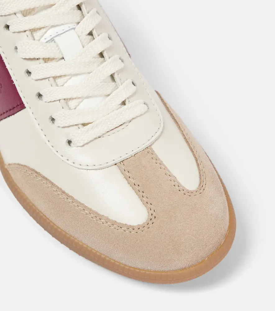 Tod's Tabs suede-trimmed leather sneakers | Thumbnail 4
