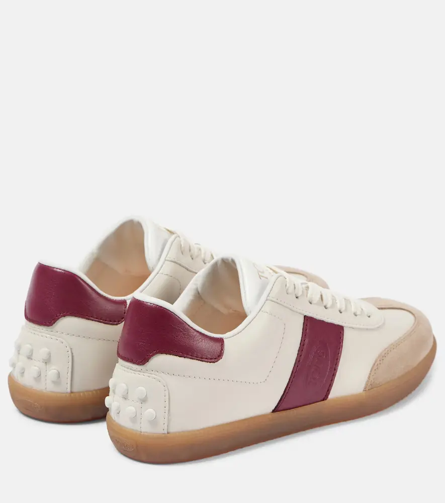 Tod's Tabs suede-trimmed leather sneakers | Thumbnail 5