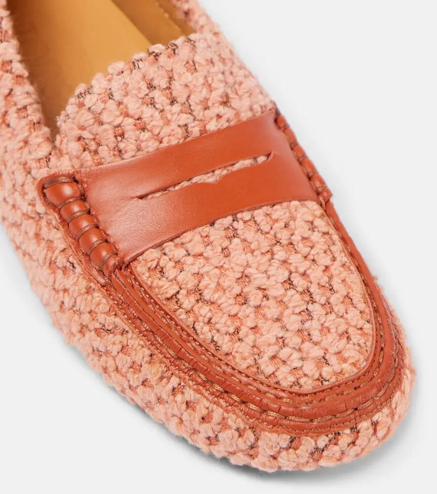 Tod's Gommino bouclé driving shoes | Thumbnail 4 Tod's Gommino bouclé driving shoes | Thumbnail 4
