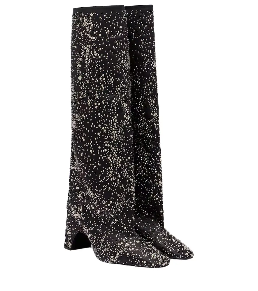 Coperni Embellished knee-high boots | Image 1 Coperni Embellished knee-high boots | Image 1