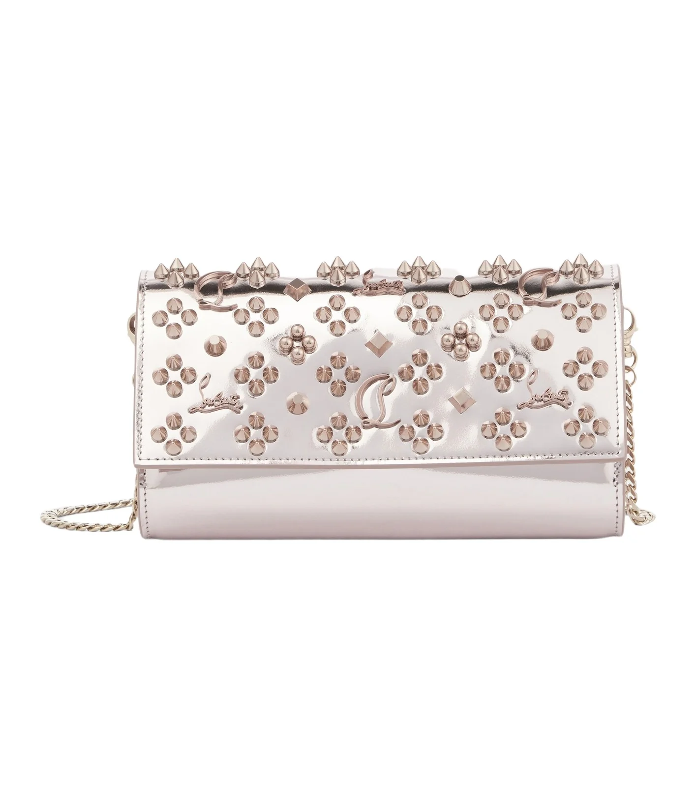 Paloma embellished leather clutch Paloma embellished leather clutch