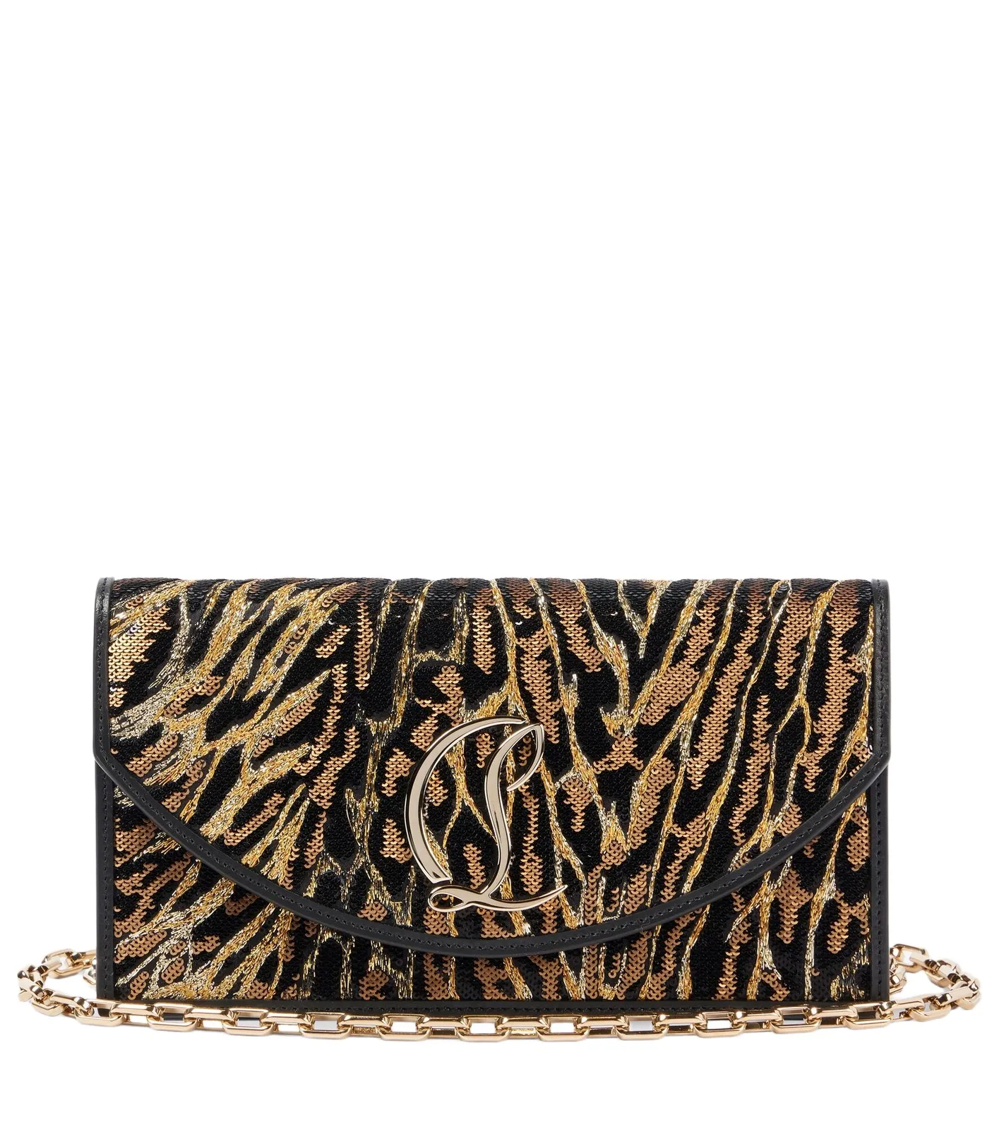 Loubi54 leopard-print crêpe satin clutch Loubi54 leopard-print crêpe satin clutch