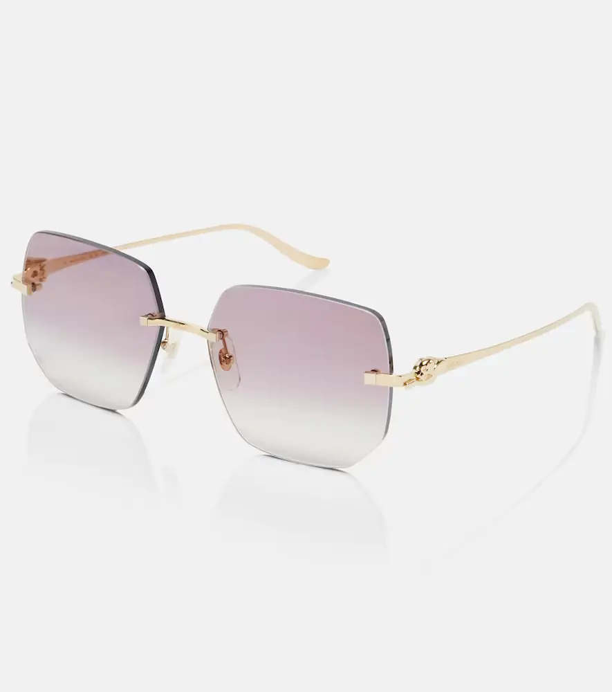 Cartier Eyewear Collection Panthère De Cartier square sunglasses | Thumbnail 3 Cartier Eyewear Collection Panthère De Cartier square sunglasses | Thumbnail 3