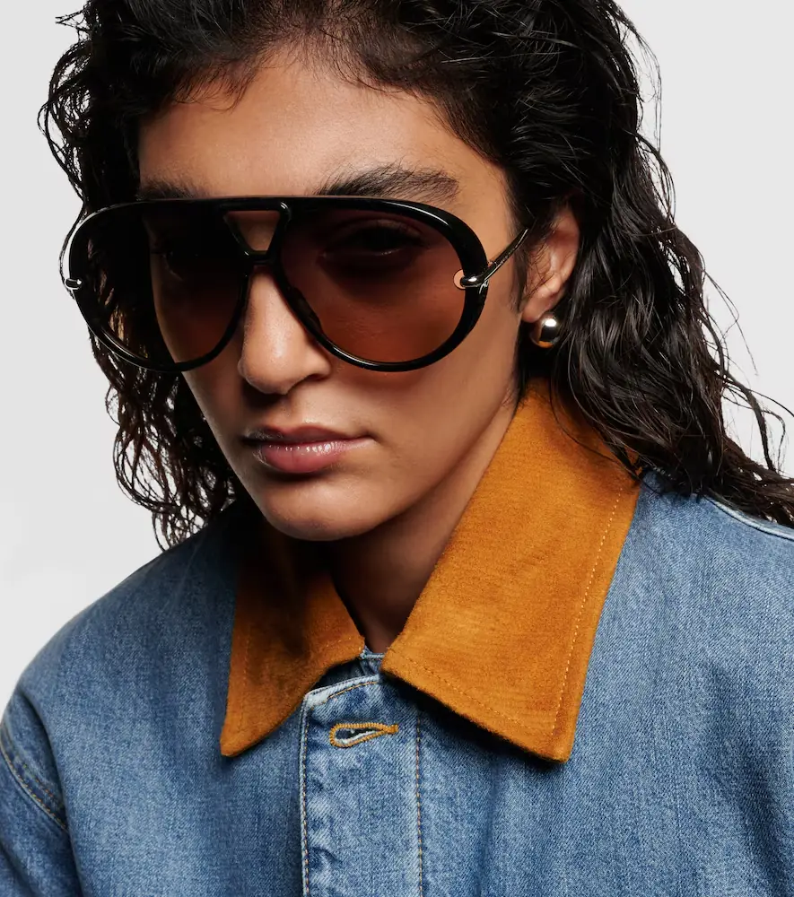 Bottega Veneta Drop aviator sunglasses | Thumbnail 3 Bottega Veneta Drop aviator sunglasses | Thumbnail 3