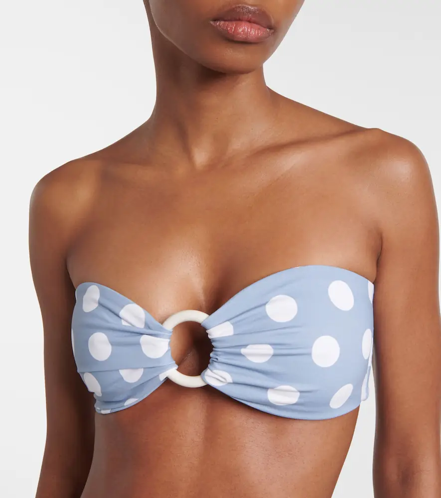Marysia Coronada polka-dot bandeau bikini top | Thumbnail 2