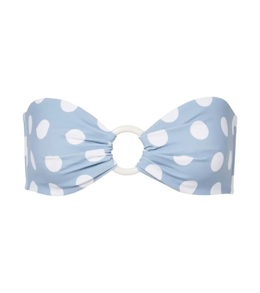 Marysia Coronada polka-dot bandeau bikini top | Image 1 Marysia Coronada polka-dot bandeau bikini top | Image 1
