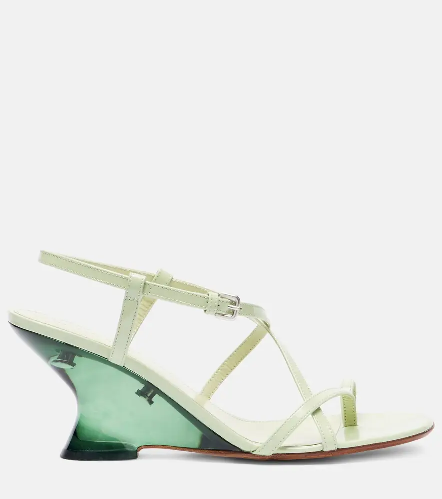 Dries Van Noten Bulle 105 patent leather mules | Thumbnail 4