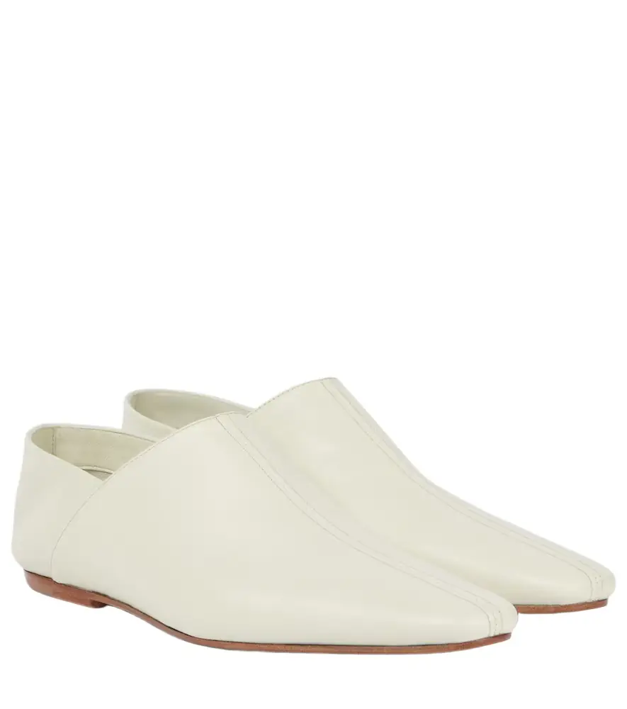 Dries Van Noten Leather slip-on shoes