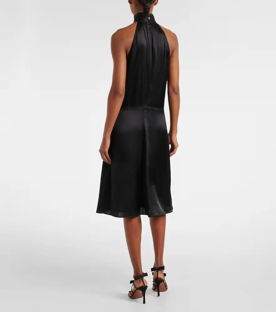 Nina Ricci Gathered halterneck satin minidress | Thumbnail 3