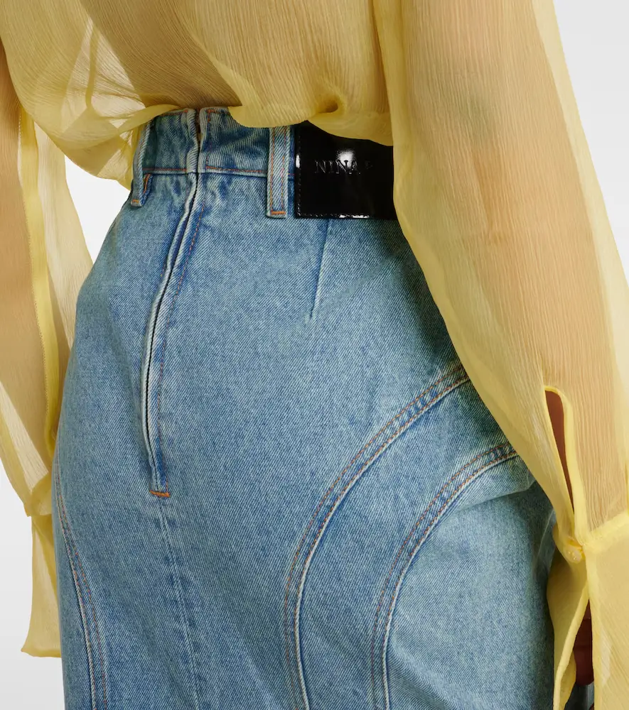 Nina Ricci Denim midi skirt | Thumbnail 2 Nina Ricci Denim midi skirt | Thumbnail 2