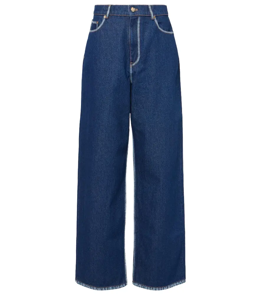 Nina Ricci High-rise wide-leg jeans | Image 1 Nina Ricci High-rise wide-leg jeans | Image 1
