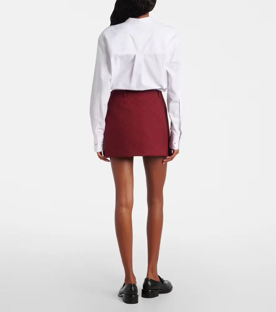 Gucci GG canvas cotton-blend miniskirt | Thumbnail 2