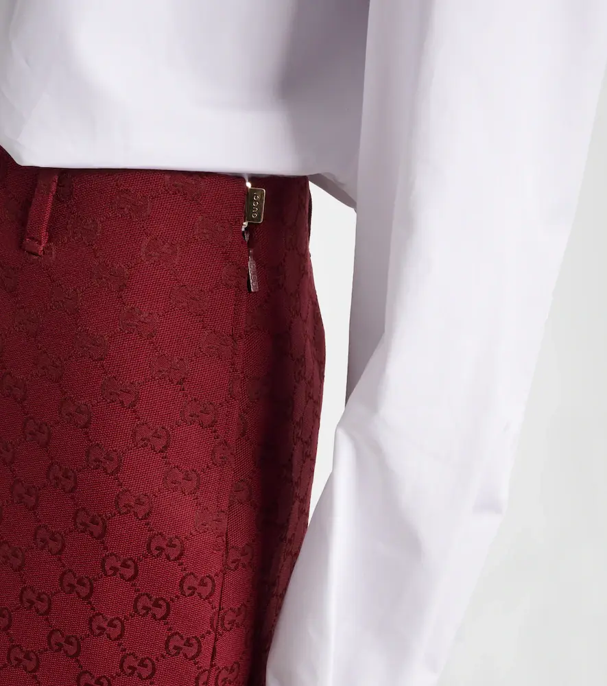 Gucci GG canvas cotton-blend miniskirt | Thumbnail 5