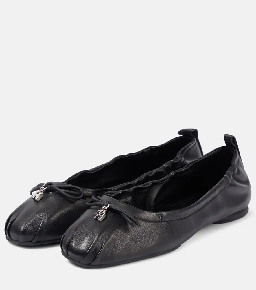 Hogan H684 bow-detail leather ballet flats | Thumbnail 3 Hogan H684 bow-detail leather ballet flats | Thumbnail 3