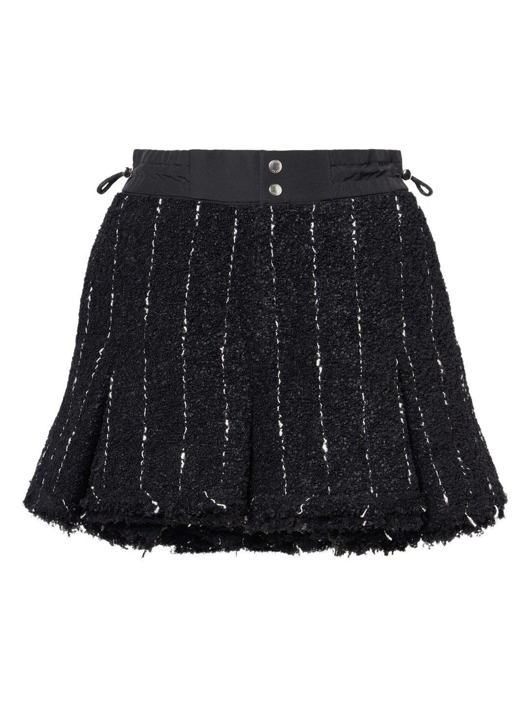 Sacai Striped tweed shorts