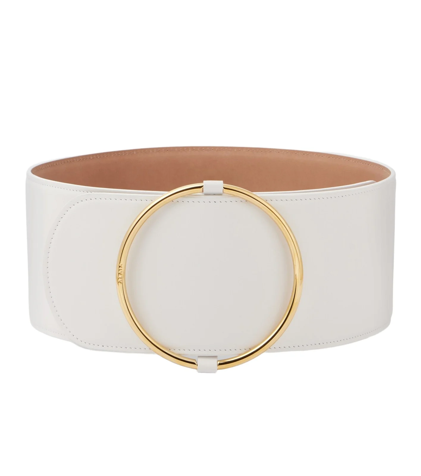 Ring leather belt