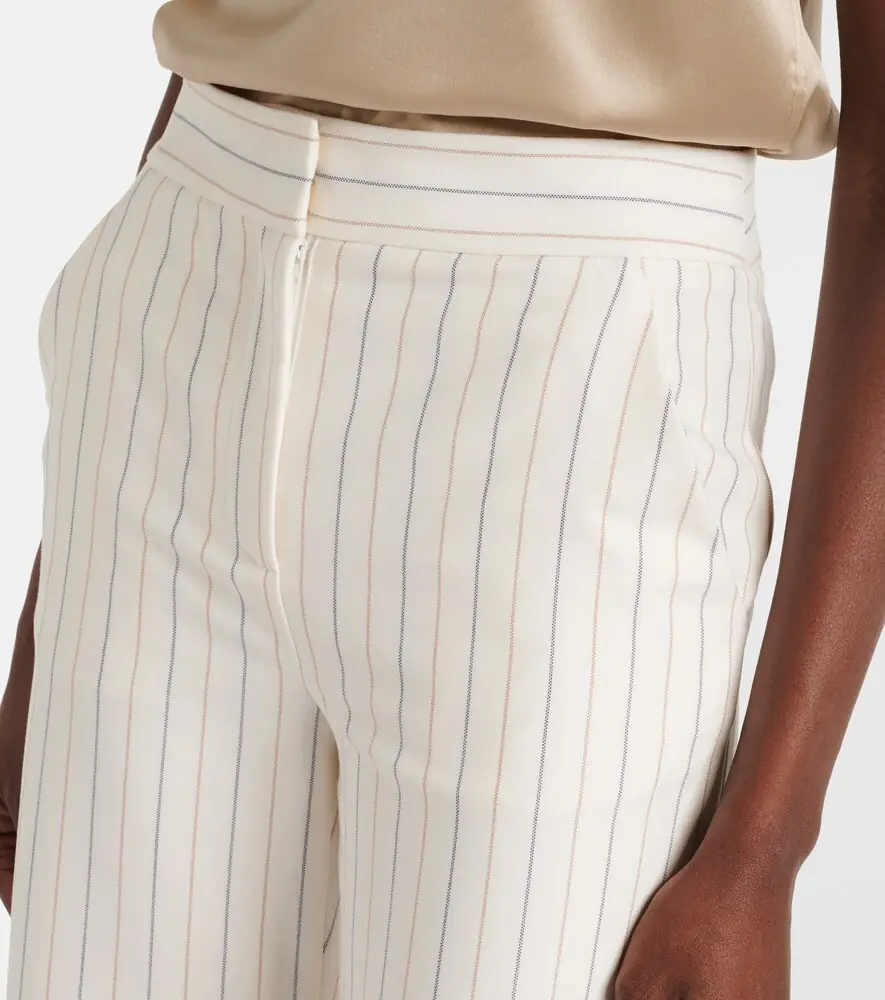 Veronica Beard Brixton striped wide-leg pants | Thumbnail 4