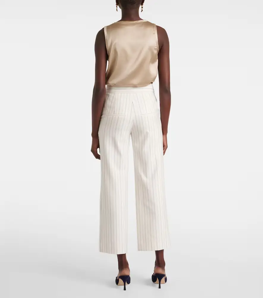 Veronica Beard Brixton striped wide-leg pants | Thumbnail 5