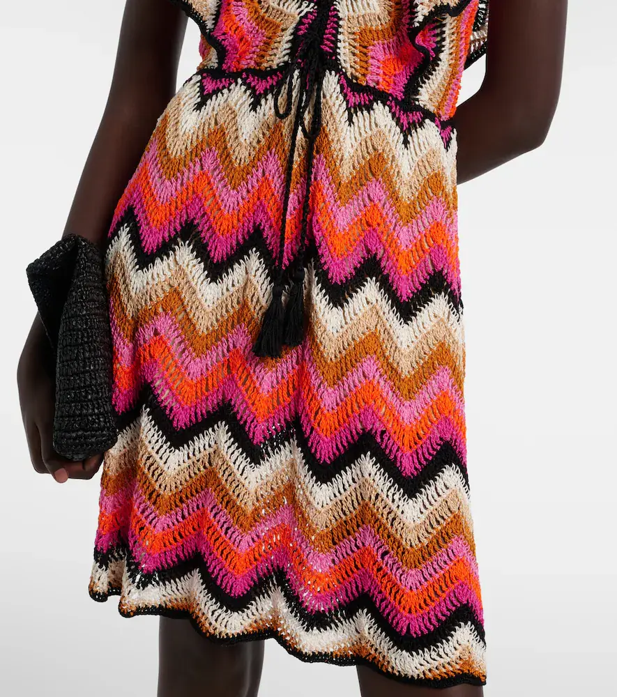 Anna Kosturova Melissa cotton crochet minidress | Thumbnail 2