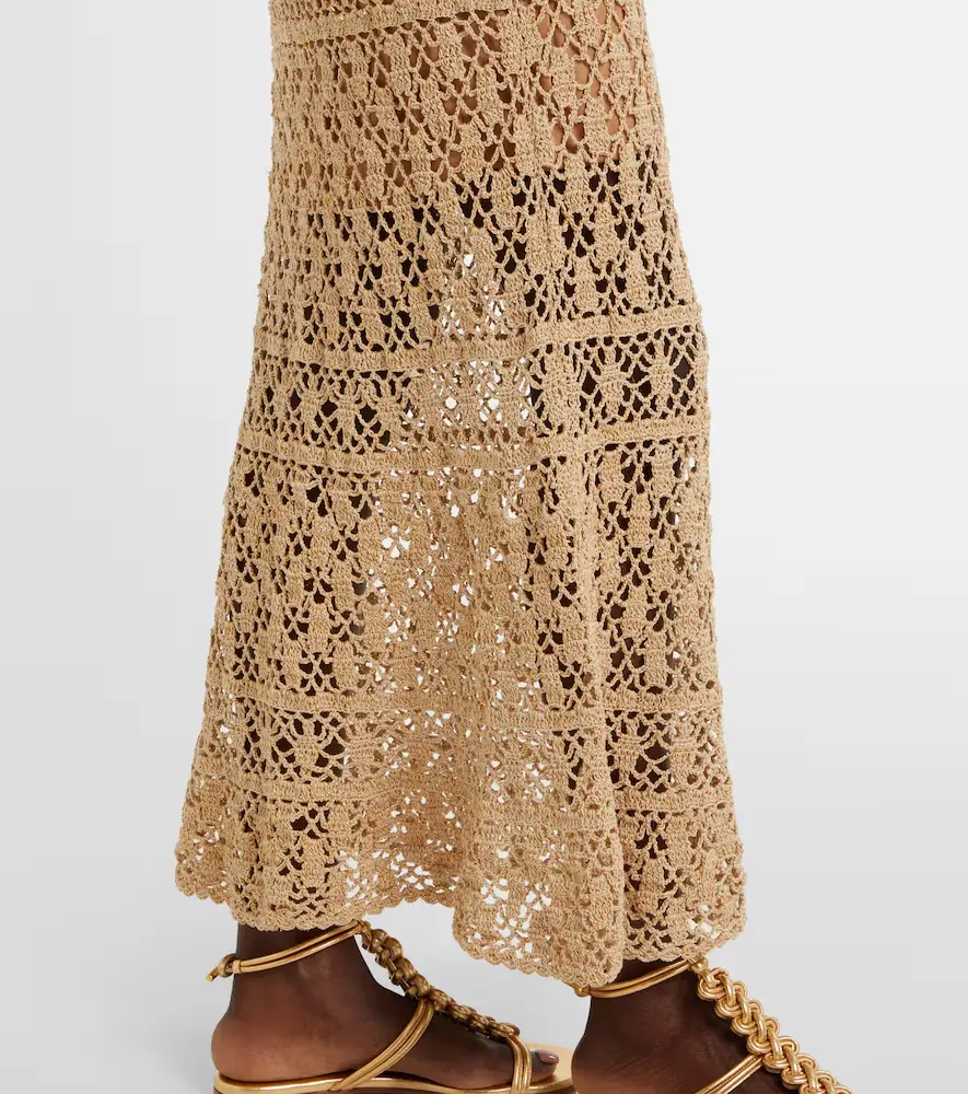 Anna Kosturova Bianca cotton crochet maxi dress | Thumbnail 6