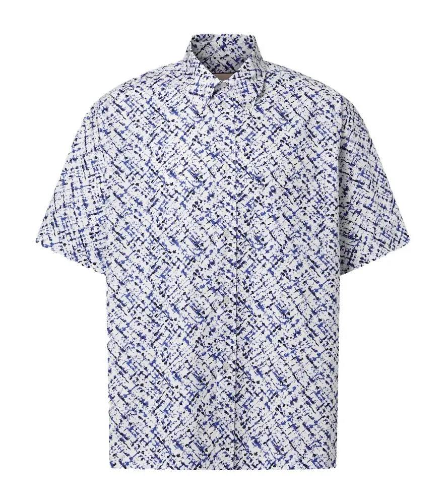 Plan C Printed cotton shirt