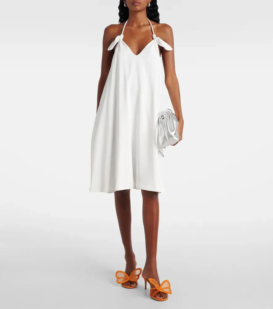 Gianvito Rossi Ilia suede-trimmed mesh mules | Thumbnail 5
