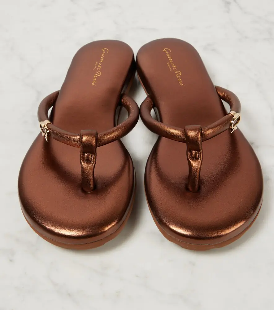 Gianvito Rossi Fiji leather thong sandals | Thumbnail 4