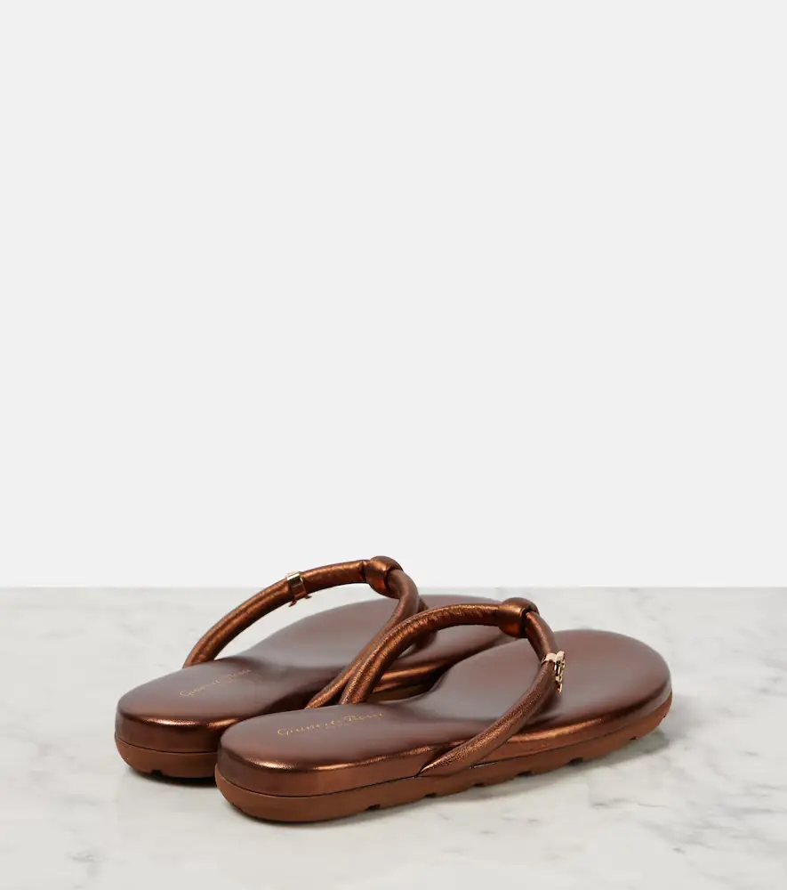 Gianvito Rossi Fiji leather thong sandals | Thumbnail 5