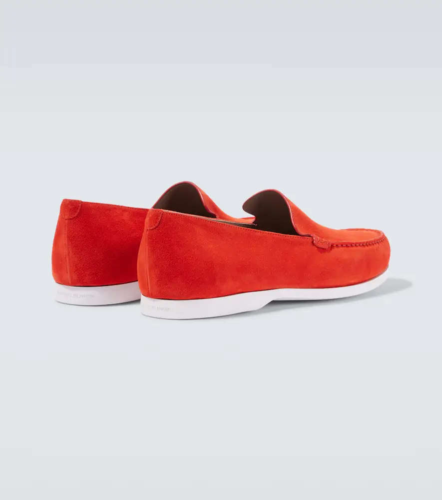 Manolo Blahnik Monaco suede loafers | Thumbnail 3 Manolo Blahnik Monaco suede loafers | Thumbnail 3